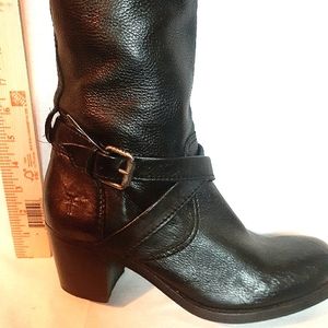 Black Leather Over the Knee  Frye Boots 9B Womens
